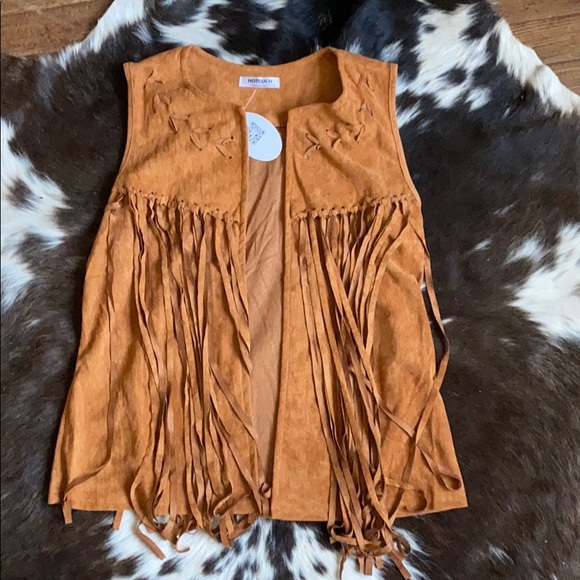 Hotouch Jackets & Blazers - NWT Fringe Vest